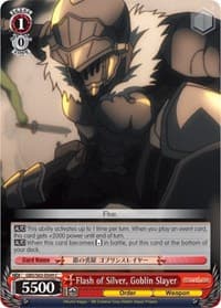 Flash of Silver, Goblin Slayer - Goblin Slayer - Weiss Schwarz card