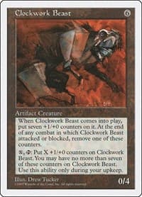 Clockwork Beast - Fifth Edition - Magic: The Gathering card