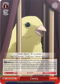 Canary - Goblin Slayer - Weiss Schwarz card