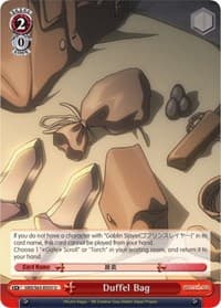 Duffel Bag - Goblin Slayer - Weiss Schwarz card