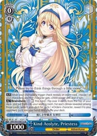 Kind Acolyte, Priestess (SR) - Goblin Slayer - Weiss Schwarz card