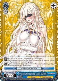 Passionate Yearning, Sword Maiden (SR) - Goblin Slayer - Weiss Schwarz card