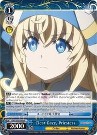 Clear Gaze, Priestess - Goblin Slayer - Weiss Schwarz card