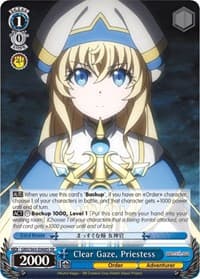 Clear Gaze, Priestess (SR) - Goblin Slayer - Weiss Schwarz card