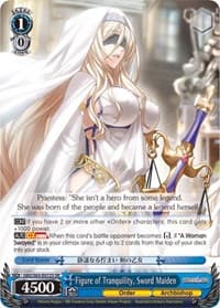 Figure of Tranquility, Sword Maiden (SR) - Goblin Slayer - Weiss Schwarz card