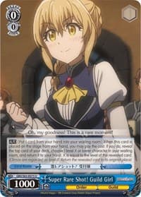 Super Rare Shot! Guild Girl - Goblin Slayer - Weiss Schwarz card