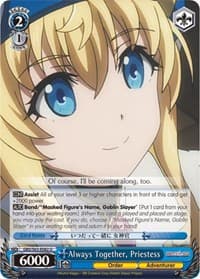 Always Together, Priestess - Goblin Slayer - Weiss Schwarz card