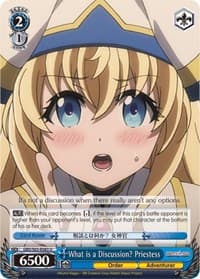 What is a Discussion? Priestess - Goblin Slayer - Weiss Schwarz card