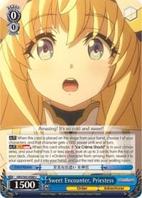 Sweet Encounter, Priestess - Goblin Slayer - Weiss Schwarz card