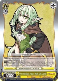 An Ordinary Piece, High Elf Archer - Goblin Slayer - Weiss Schwarz card
