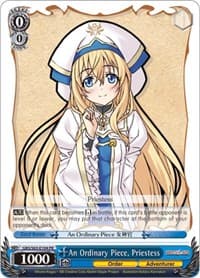 An Ordinary Piece, Priestess - Goblin Slayer - Weiss Schwarz card