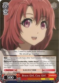 Brave Girl, Cow Girl - Goblin Slayer - Weiss Schwarz card