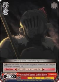 Concealed Tactics, Goblin Slayer - Goblin Slayer - Weiss Schwarz card