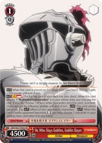 He Who Slays Goblins, Goblin Slayer (SR) - Goblin Slayer - Weiss Schwarz card