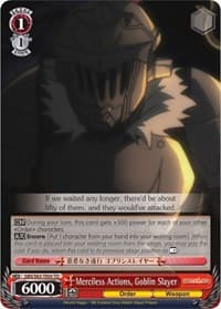 Merciless Actions, Goblin Slayer - Goblin Slayer - Weiss Schwarz card