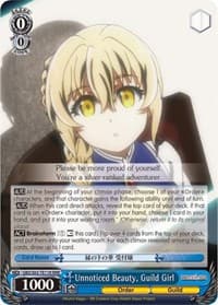 Unnoticed Beauty, Guild Girl (RRR) - Goblin Slayer - Weiss Schwarz card