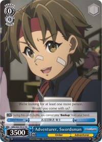 Adventurer, Swordsman - Goblin Slayer - Weiss Schwarz card