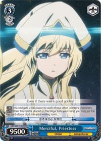 Merciful, Priestess (RRR) - Goblin Slayer - Weiss Schwarz card