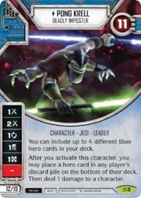 Pong Krell - Deadly Imposter (Card Only) - Covert Missions - Star Wars: Destiny card