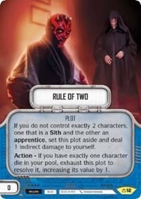 Rule of Two - Covert Missions - Star Wars: Destiny card
