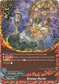 Kronos Perior (RR Foil) - S-SS03: The End Zero - Future Card BuddyFight card