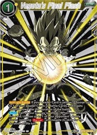 Vegeta's Final Flash - Universal Onslaught - Dragon Ball Super: Masters card