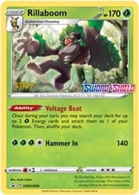 Rillaboom - SWSH006 (Prerelease) [Staff] - SWSH: Sword & Shield Promo Cards - Pokemon card