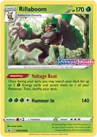 Rillaboom - SWSH006 (Prerelease) - SWSH: Sword & Shield Promo Cards - Pokemon card