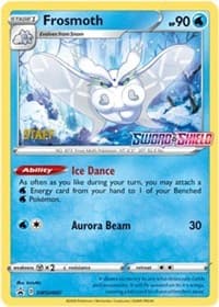 Frosmoth - SWSH007 (Prerelease) [Staff] - SWSH: Sword & Shield Promo Cards - Pokemon card