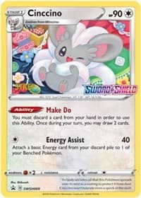 Cinccino - SWSH009 (Prerelease) [Staff] - SWSH: Sword & Shield Promo Cards - Pokemon card