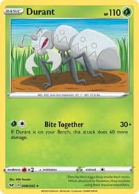 Durant - SWSH01: Sword & Shield Base Set - Pokemon card