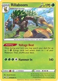 Rillaboom (014) - SWSH01: Sword & Shield Base Set - Pokemon card