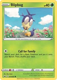 Blipbug (017) - SWSH01: Sword & Shield Base Set - Pokemon card