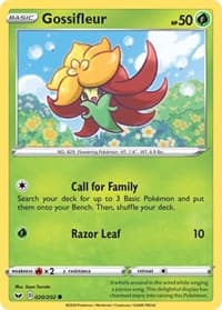 Gossifleur - SWSH01: Sword & Shield Base Set - Pokemon card