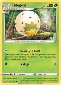 Eldegoss - SWSH01: Sword & Shield Base Set - Pokemon card