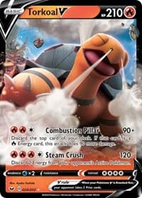 Torkoal V - SWSH01: Sword & Shield Base Set - Pokemon card