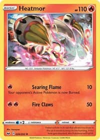 Heatmor - SWSH01: Sword & Shield Base Set - Pokemon card