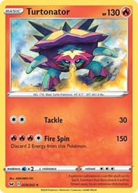 Turtonator - SWSH01: Sword & Shield Base Set - Pokemon card
