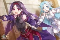 Bushiroad Rubber Mat Collection Vol.495: Sword Art Online 10th Anniversary - Mother's Rosario Asuna & Yuuki - Bushiroad Playmats - Playmats card