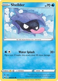 Shellder - SWSH01: Sword & Shield Base Set - Pokemon card