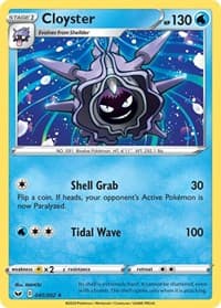 Cloyster - SWSH01: Sword & Shield Base Set - Pokemon card