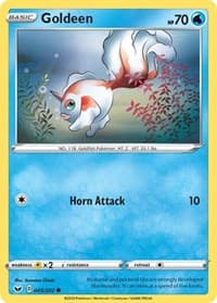 Goldeen (045) - SWSH01: Sword & Shield Base Set - Pokemon card