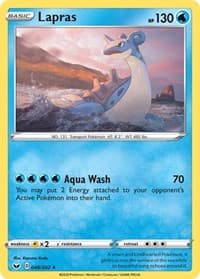 Lapras - SWSH01: Sword & Shield Base Set - Pokemon card