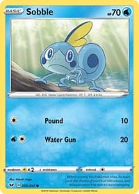 Sobble (055) - SWSH01: Sword & Shield Base Set - Pokemon card