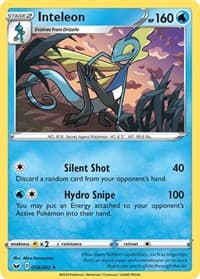 Inteleon (059) - SWSH01: Sword & Shield Base Set - Pokemon card