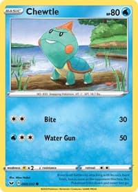 Chewtle - SWSH01: Sword & Shield Base Set - Pokemon card