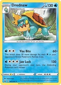 Drednaw - SWSH01: Sword & Shield Base Set - Pokemon card