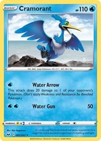 Cramorant - SWSH01: Sword & Shield Base Set - Pokemon card