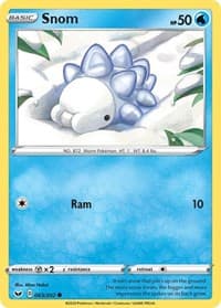 Snom - SWSH01: Sword & Shield Base Set - Pokemon card