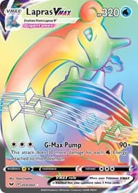 Lapras VMAX (Secret) - SWSH01: Sword & Shield Base Set - Pokemon card